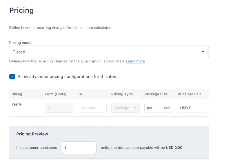 Allow Advanced Pricing