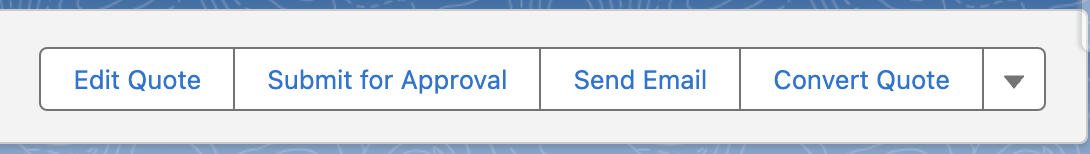 Send Email button on the quote record