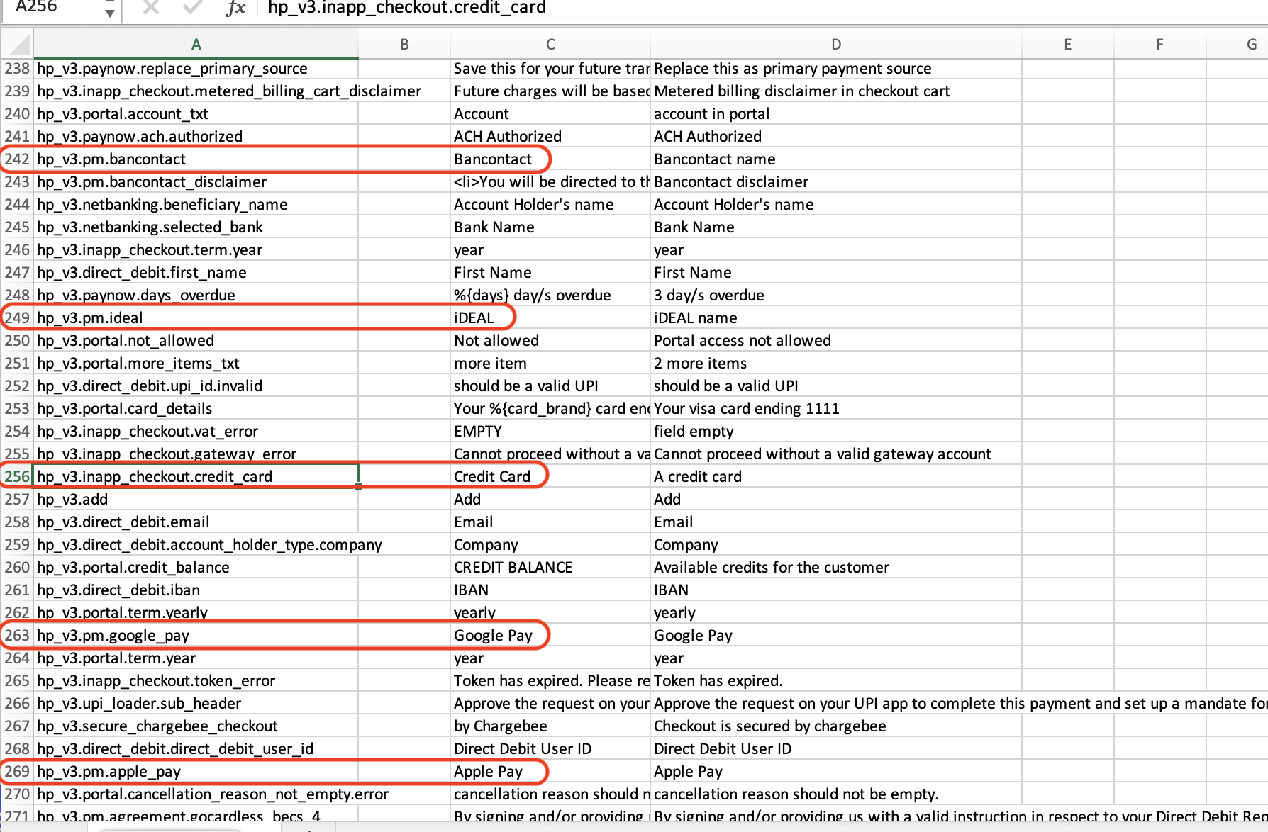 Payment method keys in hosted_pages_v3.csv