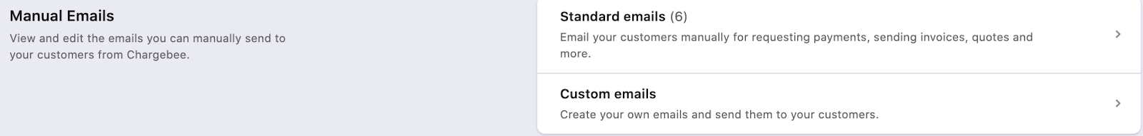 Action Email version settings