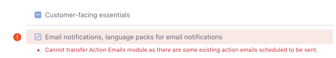 Scheduled Action Emails
