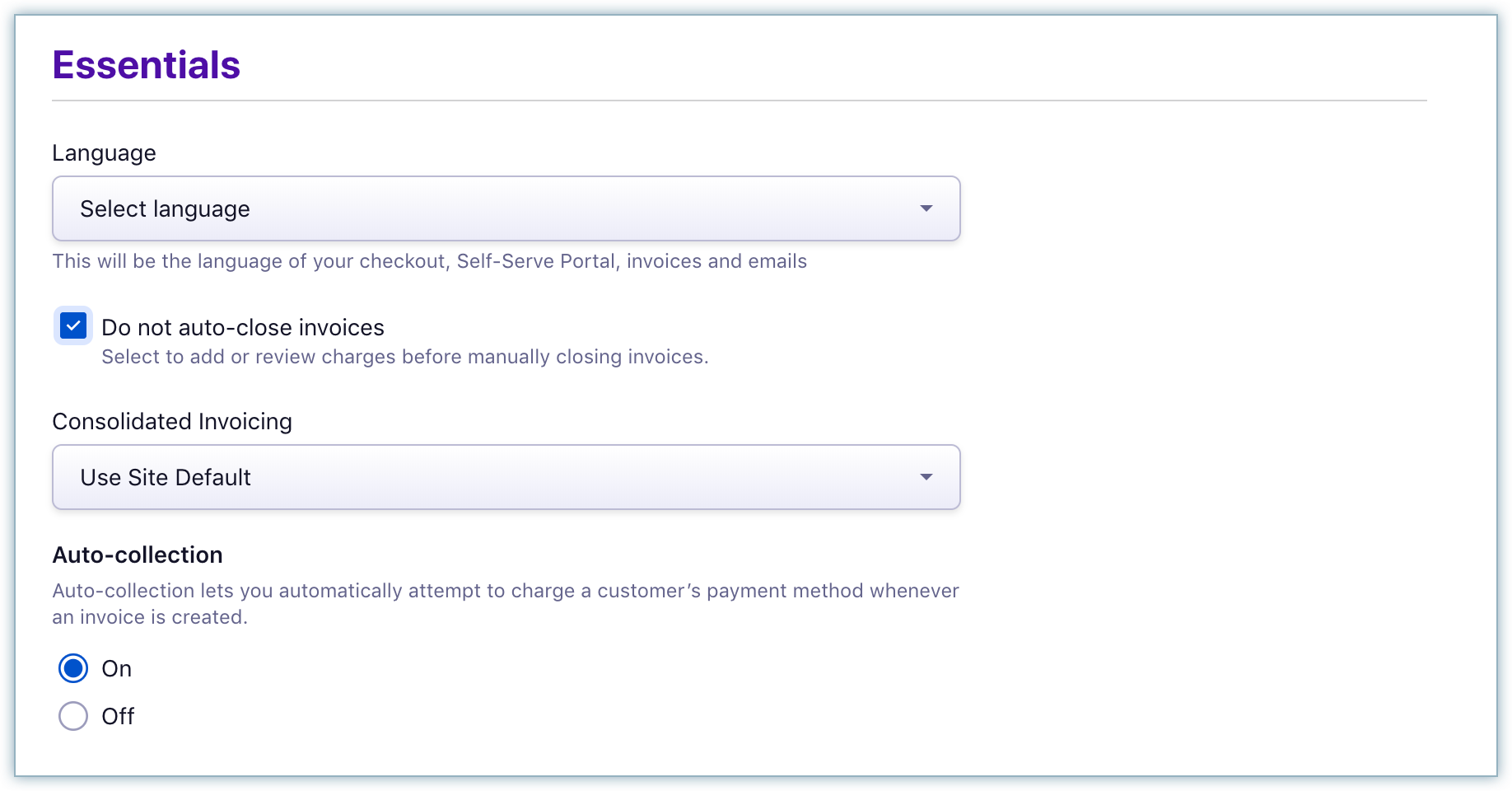 Override setting to turn off auto-closing for specific records